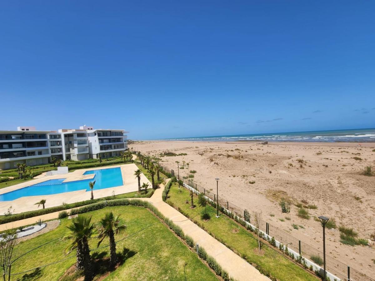 Sidi Rahal Blue View, Beachfront Wide Seaview With Pool 外观 照片