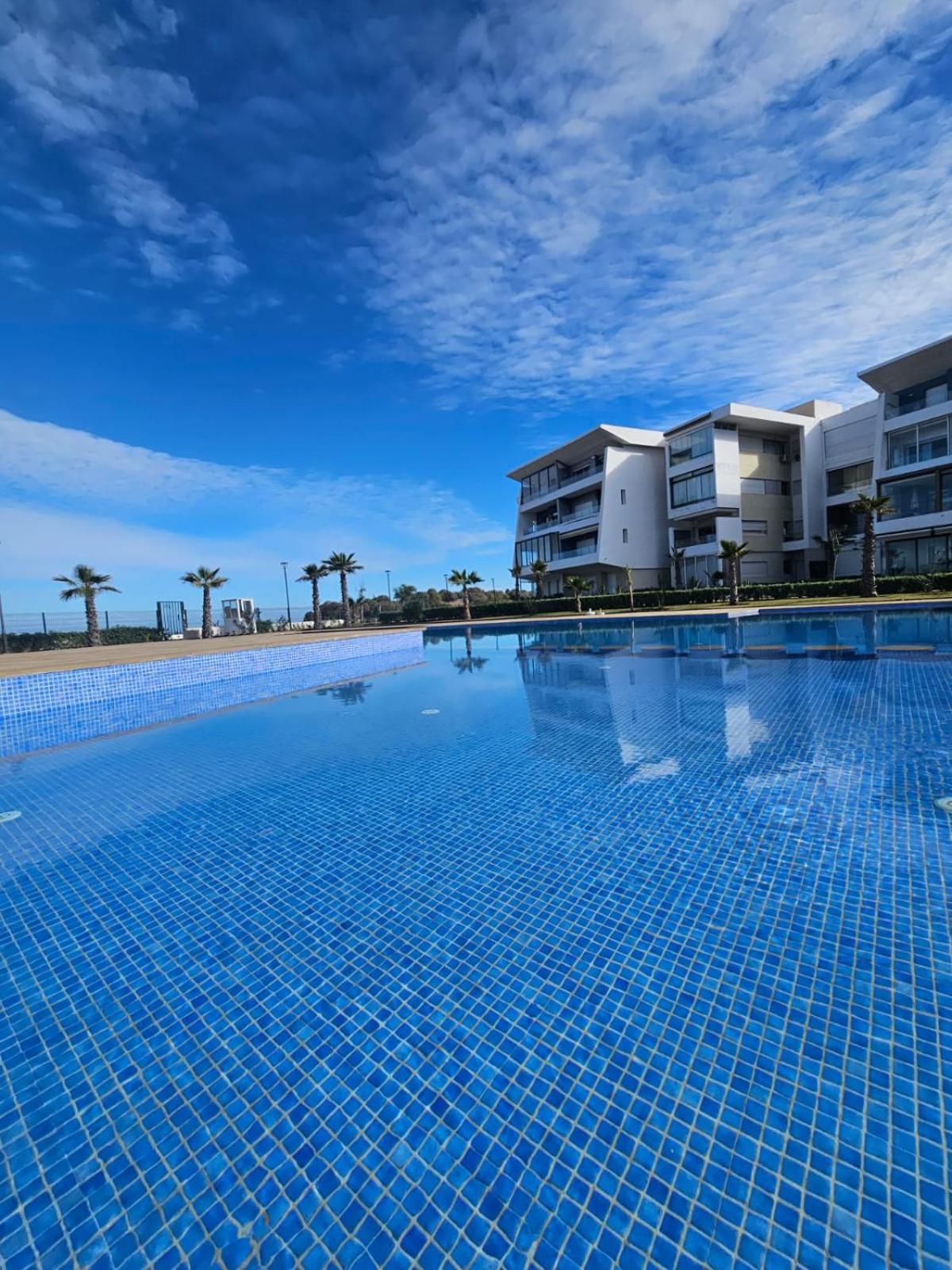 Sidi Rahal Blue View, Beachfront Wide Seaview With Pool 外观 照片